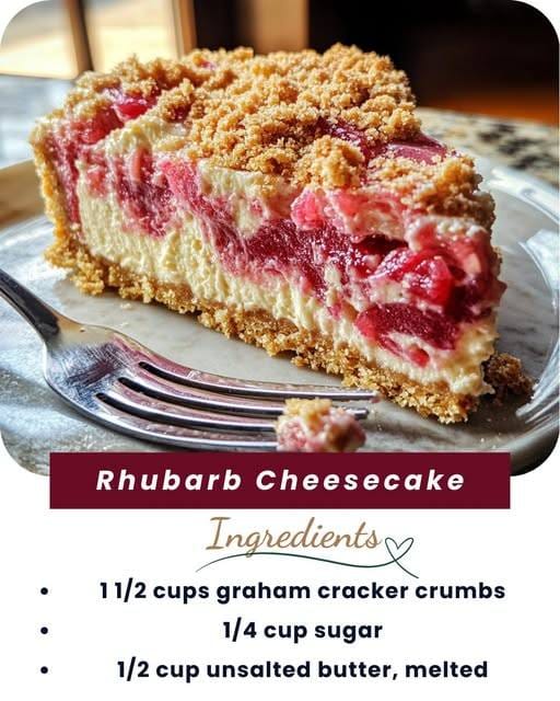 Rhubarb Cheesecake